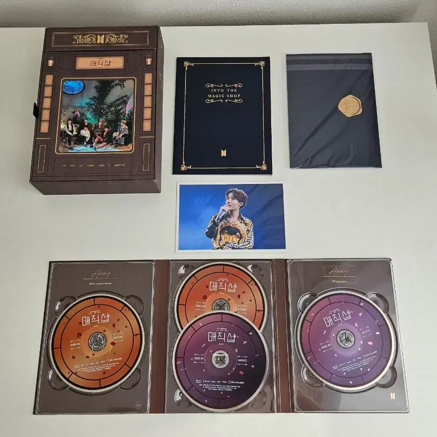 [BUNJANG] BTS MAGIC SHOP Blu-ray J-Hope Photocard Bundle Set / 매직샵 블루레이 호석 인화사진 포함 방탄 bts dvd blu ray 디비디