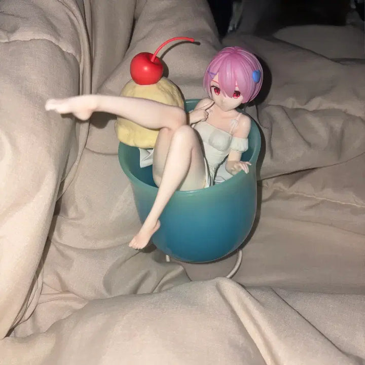 [BUNJANG] Re:Zero Rem Ram Cream Soda Figure / 리제로 람 크림소다 아이스크림 피규어 리 제로부터 시작하는 이세계 생활 미소녀 피규어 렘 람
