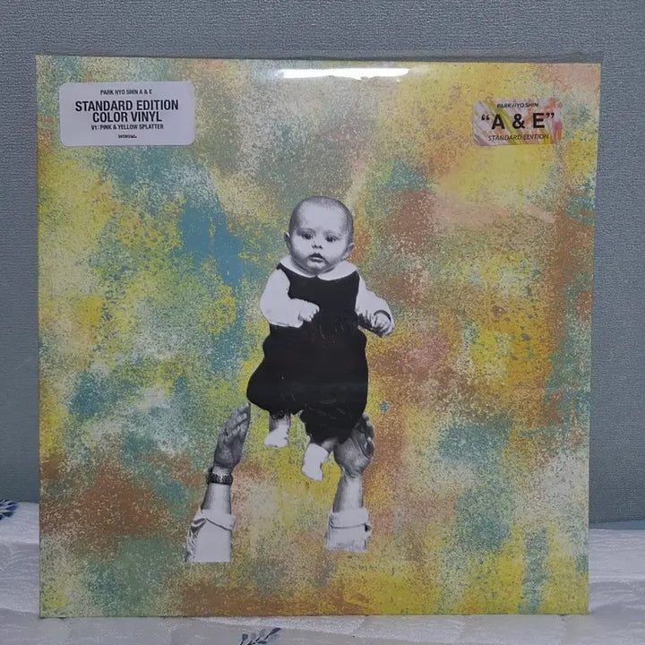 [BUNJANG] Park Hyo Shin A&amp;E Pink &amp; Yellow Splatter LP / 택포8.5) 박효신 - A&amp;E 핑크 &amp; 옐로우 스플래터 LP