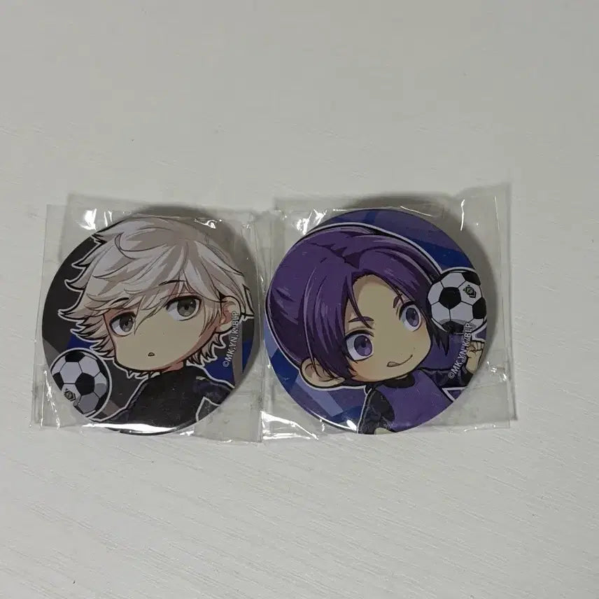 [BUNJANG] Blue Lock Nagi &amp; Reo Pin Badge Bundle Set / 일괄) 블루록 나기 레오 핀뱃지 핀버튼