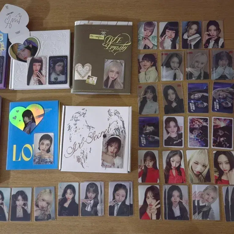 [BUNJANG] IVE Unsealed Album Bundle Set with Photocards / 아이브 개봉앨범(포카o) 펩시 파파존스 등 포카 일괄 탈덕처분
