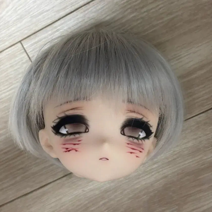 [BUNJANG] Imomodoll Empty Head and Wig Set / 이모모돌 empty 헤드 및 가발 세트