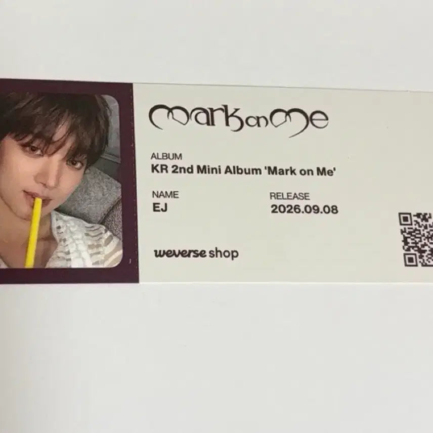 [BUNJANG] &amp;TEAM E-joo Weverse POB / 앤팀 의주 위버스 특전