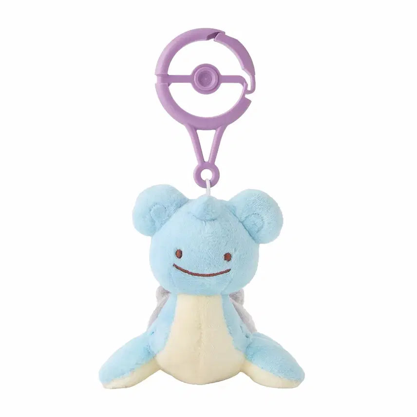 [BUNJANG] Pokemon Metamon Lapras Mascot Carabiner Keyring Plush / 포켓몬 변신메타몽 라프라스 마스코트 카라비너 키링 인형