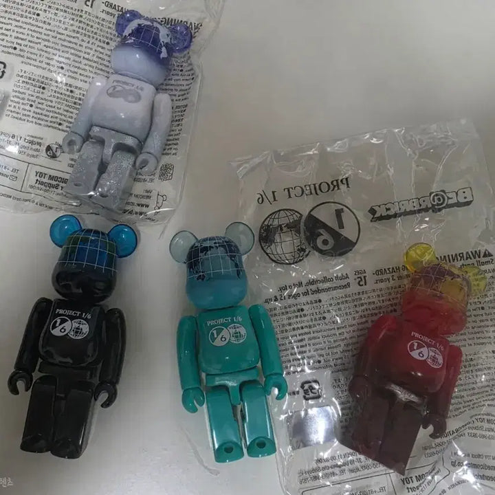 [BUNJANG] Bearbrick Project Earth 1/6 Set of 4 / 베어브릭 프로젝트 1/6 어스 4종 전종 세트