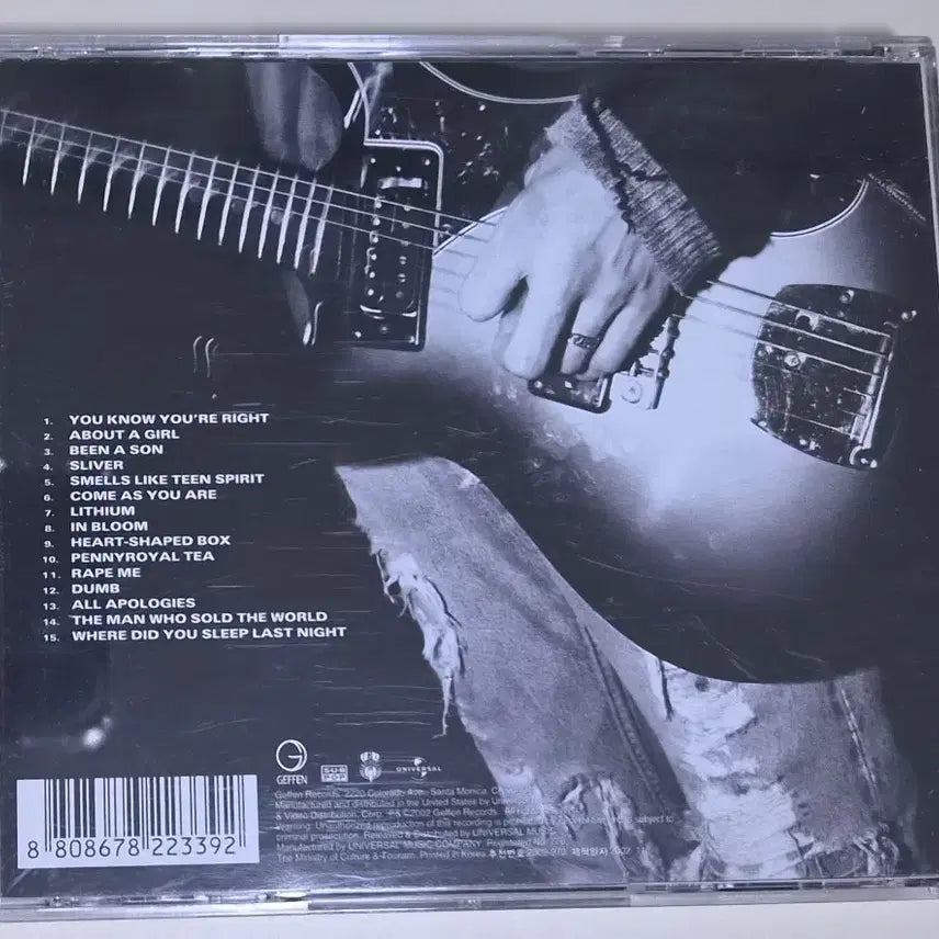 [BUNJANG] Nirvana - Nirvana: Best (Unsealed CD) / Nirvana(너바나) - Nirvana : Best (개봉 CD)