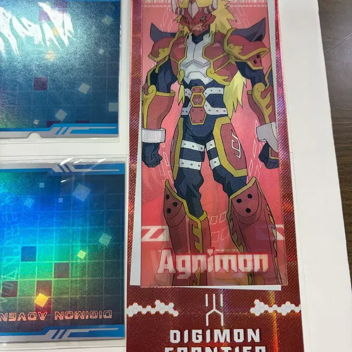 [BUNJANG] Digimon Frontier Hologram Lenticular Ticket Goods Bundle Set (3 Types) / 디지몬 어드벤처 프론티어 홀로그램 렌티큘러 티켓 굿즈 3종 일괄