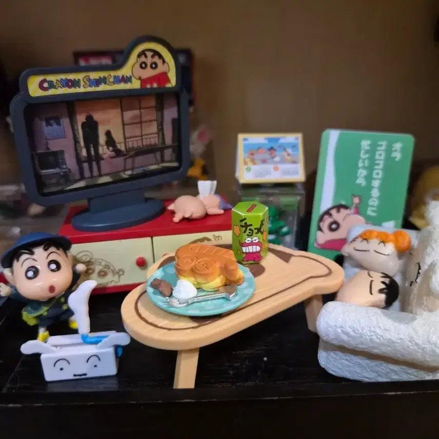 [BUNJANG] Crayon Shin-chan Come Visit Me! Re-Ment Bundle Set / 짱구 놀러올래 리멘트 일괄