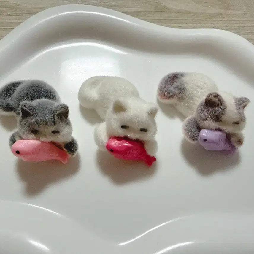 [BUNJANG] Cat Figurine Set (3 Types) / 고양이 피규어 3종 세트