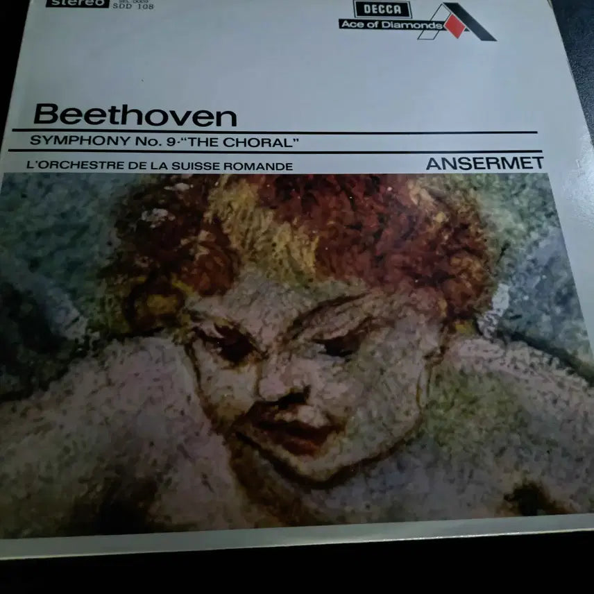 [BUNJANG] Beethoven Symphony No.9 "Choral" "Ode to Joy" LP Record (UK Decca Ace of Diamonds, SDD 108, 1965) / LP 레코드 [ Symphony No.9 Choral ] [ Ode To Joy ]