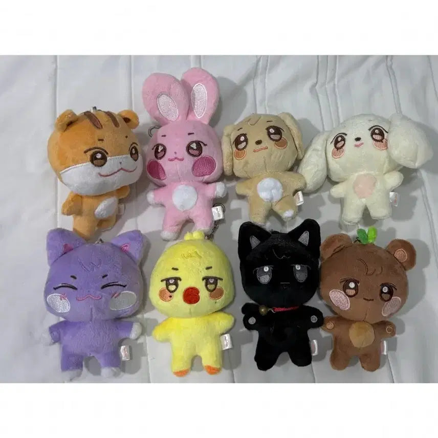 [BUNJANG] ATEEZ ANITEEZ Original Doll Keychain Bundle Set / 에이티즈 애니티즈 8개 일괄 오리지널 인형 키링