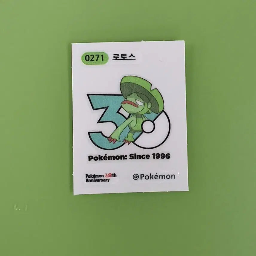 [BUNJANG] Pokemon 30th Anniversary Sticker / 포켓몬 30주년 띠부씰