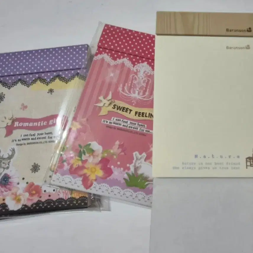 [BUNJANG] Barunson Natural Tear-off Notebook / 고전문구 바른손 네츄럴 절취수첩