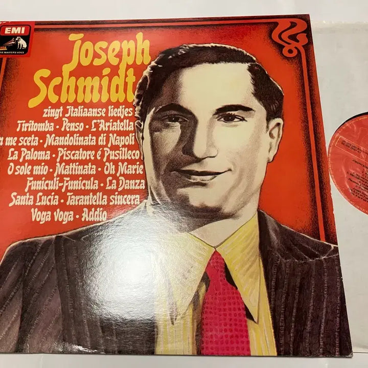 [BUNJANG] Joseph Schmidt "Joseph Schmidt zingt Italiaanse liedjes" 1975 First Holland Pressing LP / 초반LP) Joseph Schmidt 이탈리아 가곡 모음