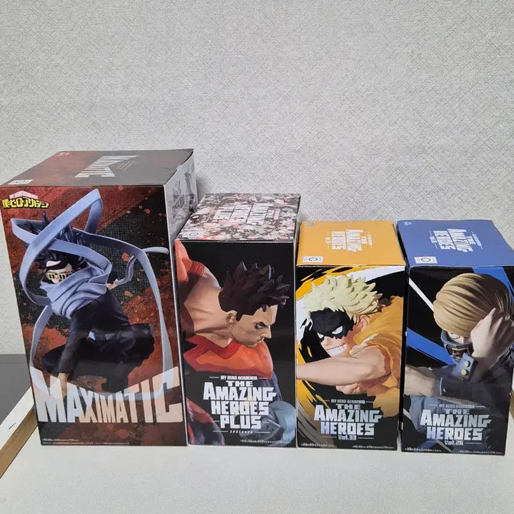 [BUNJANG] My Hero Academia Figure 4 Types Bundle Set / 나의 히어로 아카데미아 피규어 4종 일괄