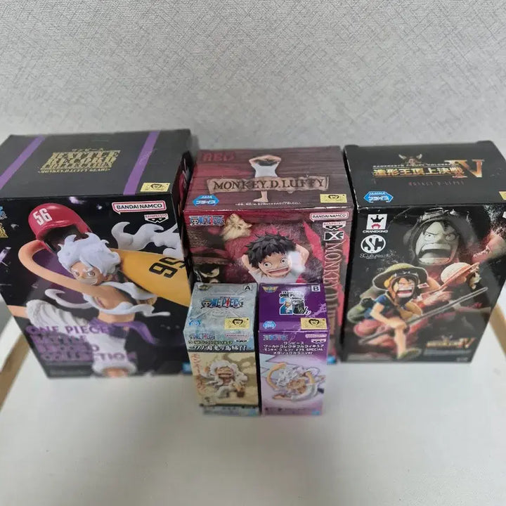 [BUNJANG] One Piece Luffy 5-Figure Bundle Set / 원피스 피규어 루피 5종 일괄