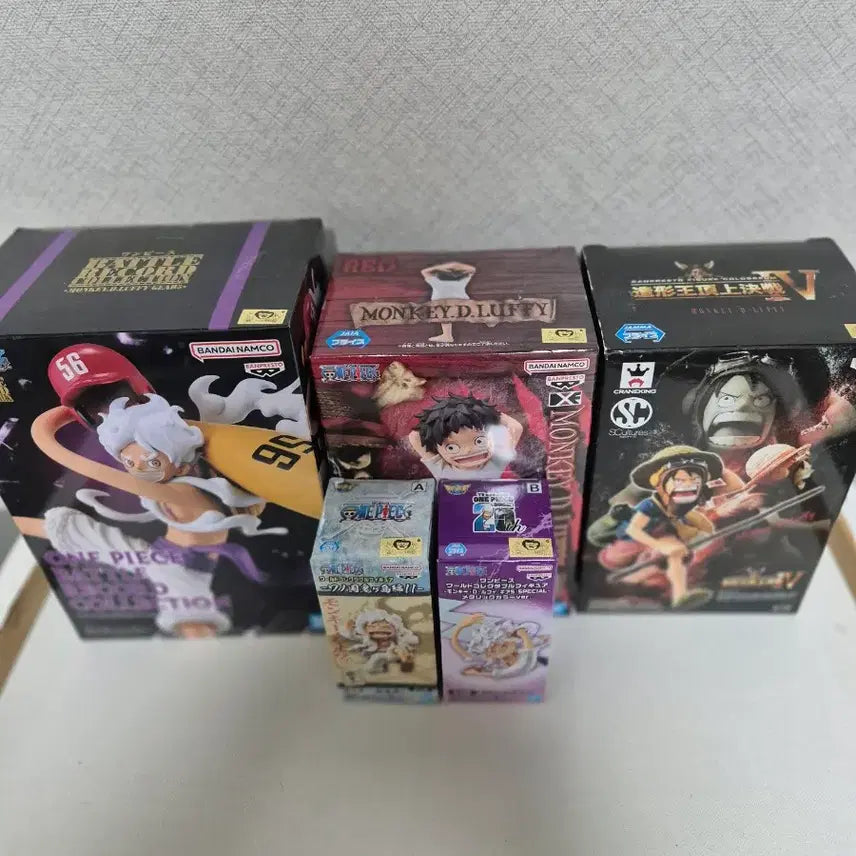 [BUNJANG] One Piece Luffy 5-Figure Bundle Set / 원피스 피규어 루피 5종 일괄