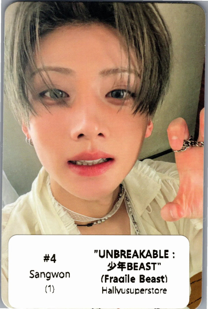 ALPHA DRIVE ONE "UNBREAKABLE : 少年BEAST" - Official Photocards (Fragile Beast Ver.) [26.08.27]