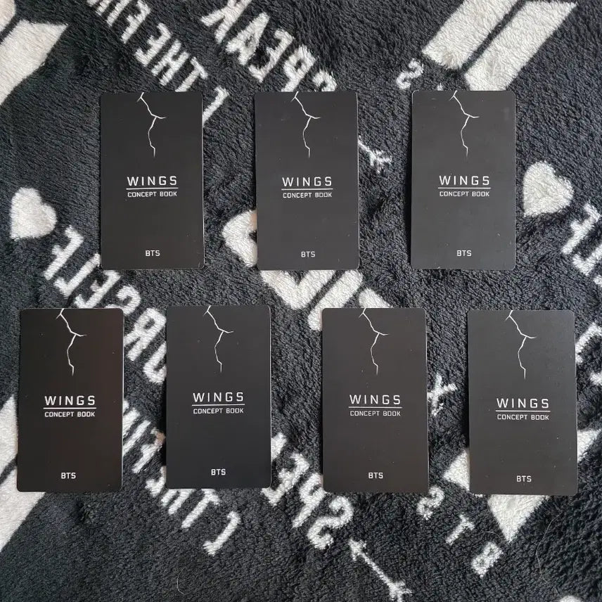[BUNJANG] BTS Wings Concept Book Lenticular Photocard / 방탄소년단 윙즈 컨셉북 렌티포카