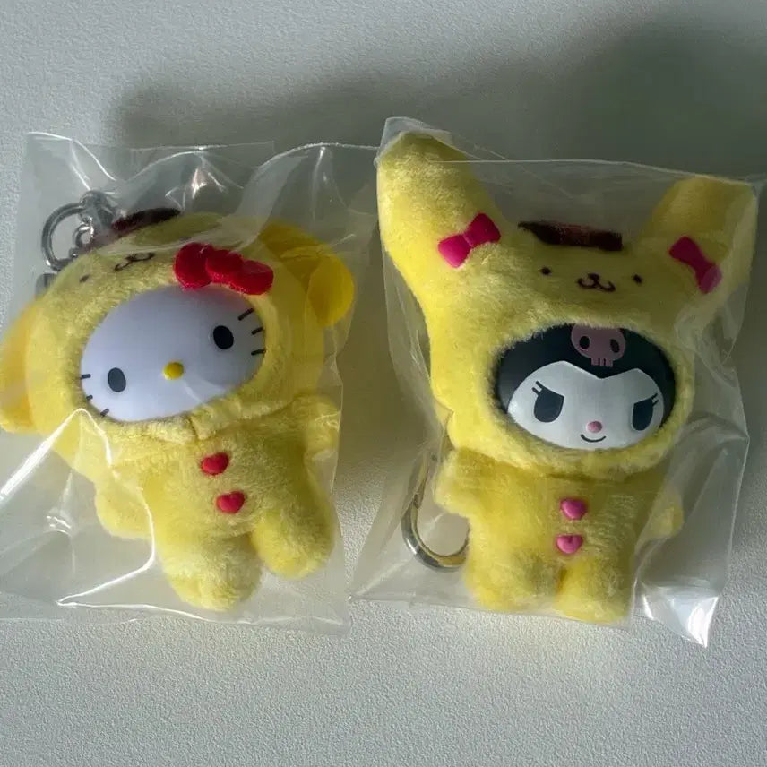 [BUNJANG] Pompompurin 30th Anniversary Chibitomo Hello Kitty, Kuromi Bundle Set / [일괄] 폼폼푸린 30주년 치비토모 헬로키티, 쿠로미
