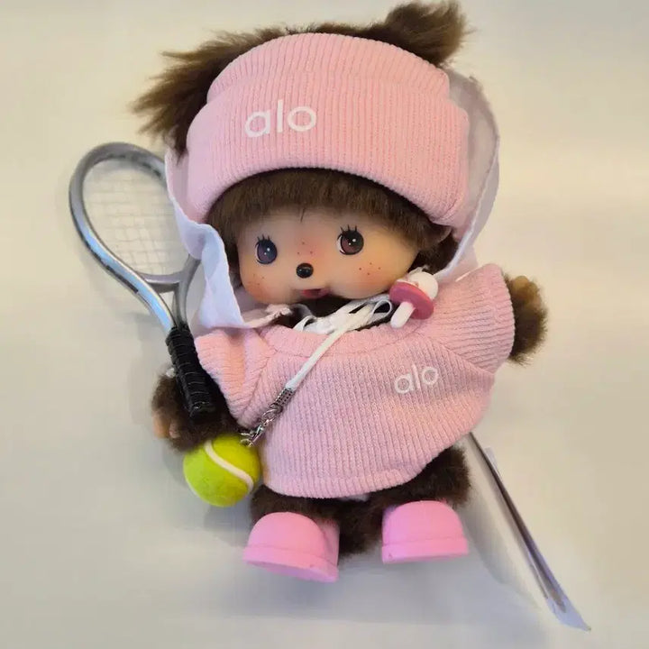 [BUNJANG] Authentic Custom Tennis Monchhichi Doll / 정품)커스텀 테니스 베베치치 인형