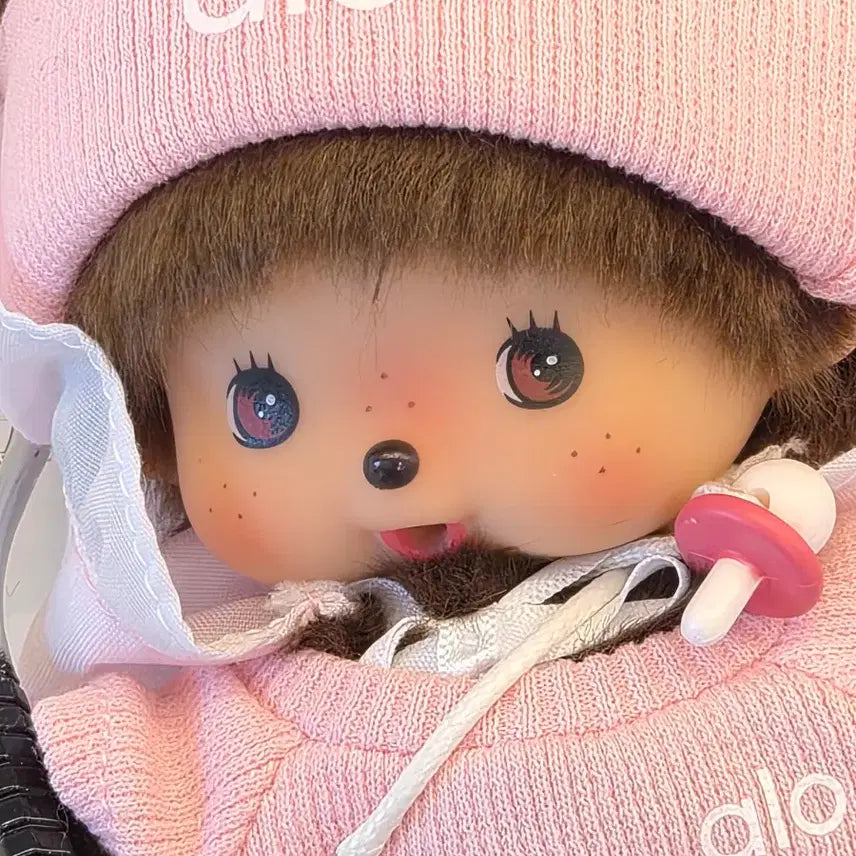 [BUNJANG] Authentic Custom Tennis Monchhichi Doll / 정품)커스텀 테니스 베베치치 인형