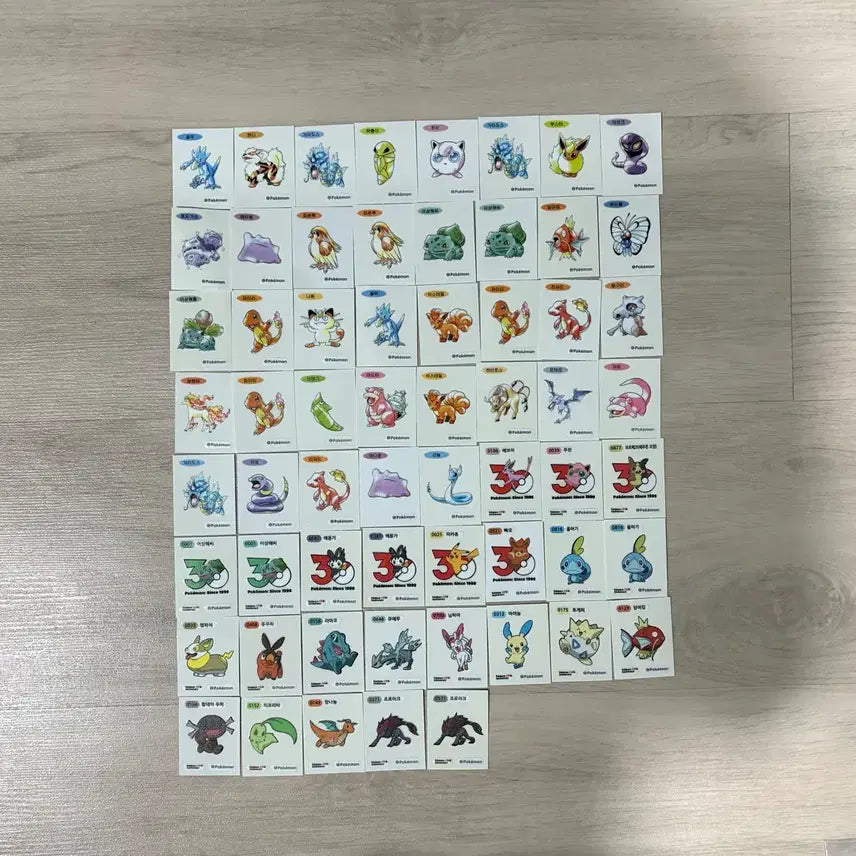 [BUNJANG] Pokemon Sticker Collection (Artwork Season 5) / 저랑 포켓몬 띠부씰 교환하실분? (아트워크. 시즌5) 나타나주세요