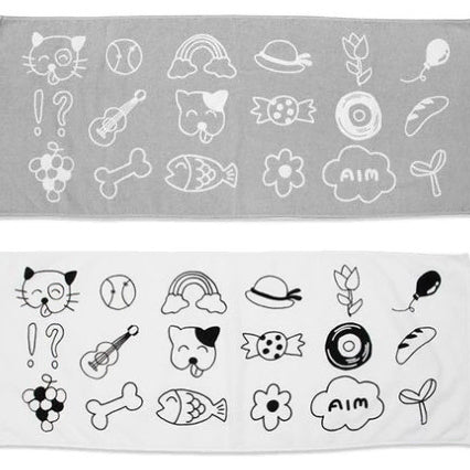 [BUNJANG] Aimyon Maaru Towel Bundle Set (2 pcs) / 아이묭 굿즈 마아루 타올 2매 일괄판매