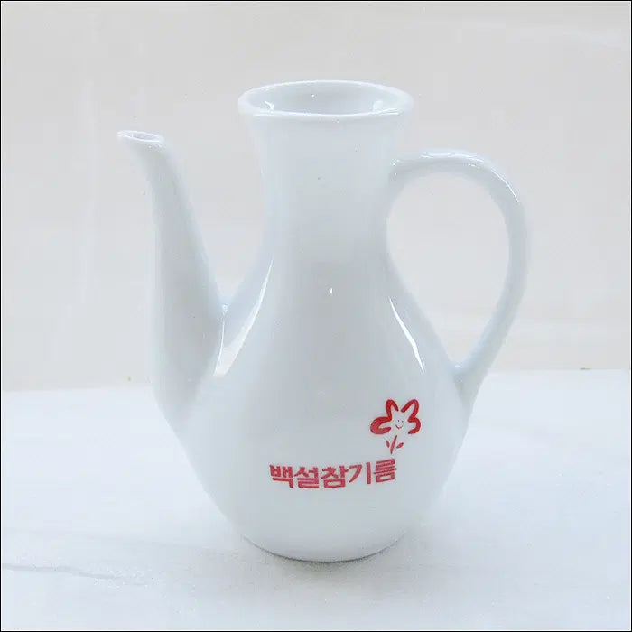 [BUNJANG] Vintage Mini Sesame Oil Ceramic Bottle / 빈티지 미니 백설참기름 도자기 병