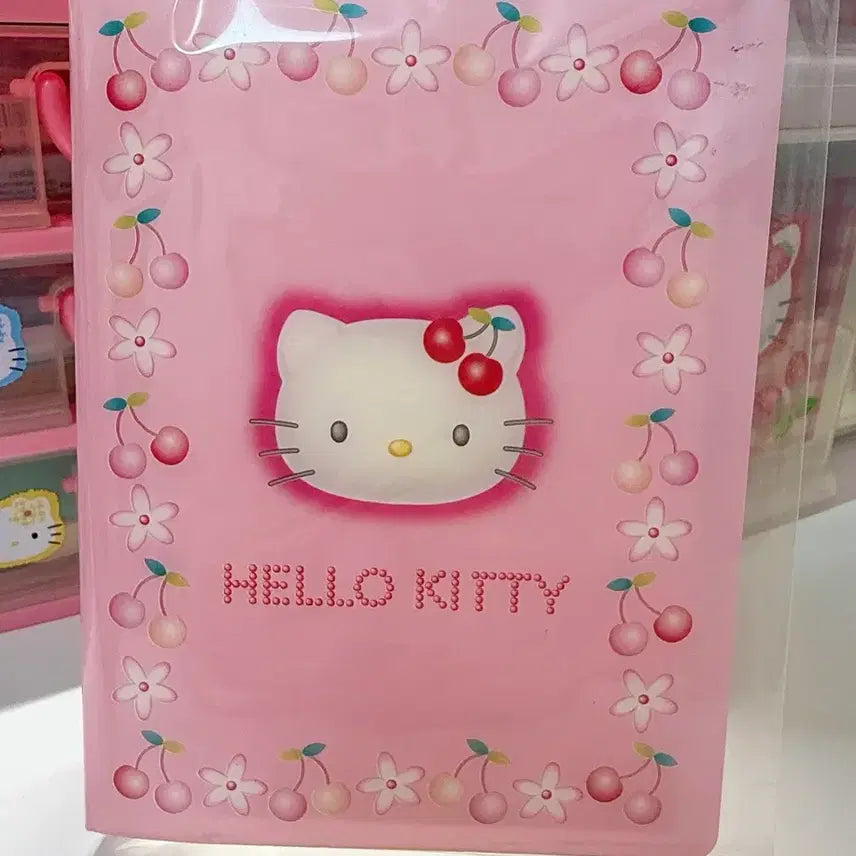 [BUNJANG] Vintage Cherry Kitty Album Binder File / [새상품] 고전 체리 키티 앨범 바인더 파일