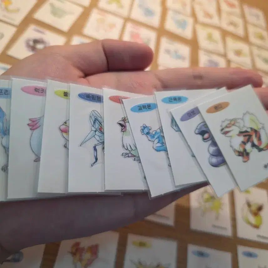 [BUNJANG] Pokemon Stickers Bundle Set (95 pcs) / 포켓몬 띠부씰 95장 일괄 판매