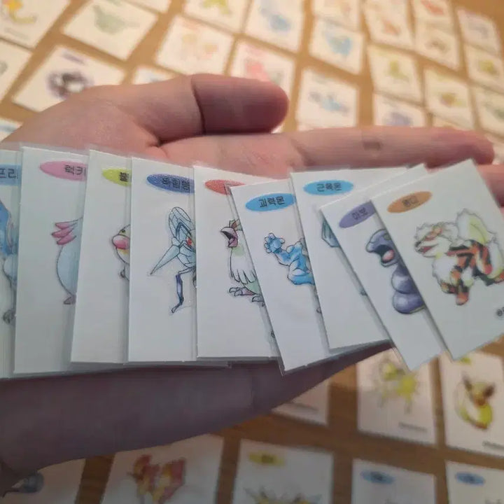 [BUNJANG] Pokemon Stickers Bundle Set (95 pcs) / 포켓몬 띠부씰 95장 일괄 판매