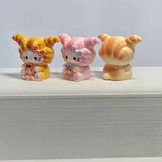 [BUNJANG] Sanrio Hello Kitty Croissant Figure Set / 키티 크로와상 피규어세트