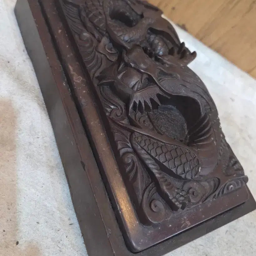 [BUNJANG] Antique Dragon Inkstone / 옛날 단계 용벼루