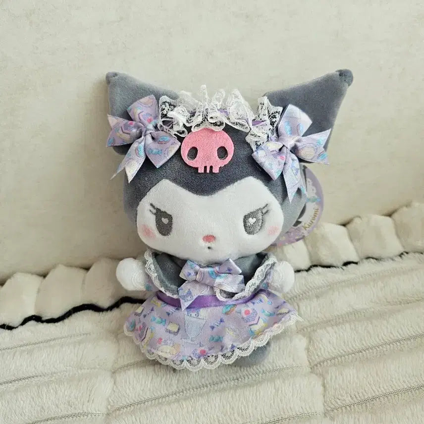 [BUNJANG] Sanrio Kuromi Mascot Plush Toy / 일본 정품 쿠로미 마스코트 인형