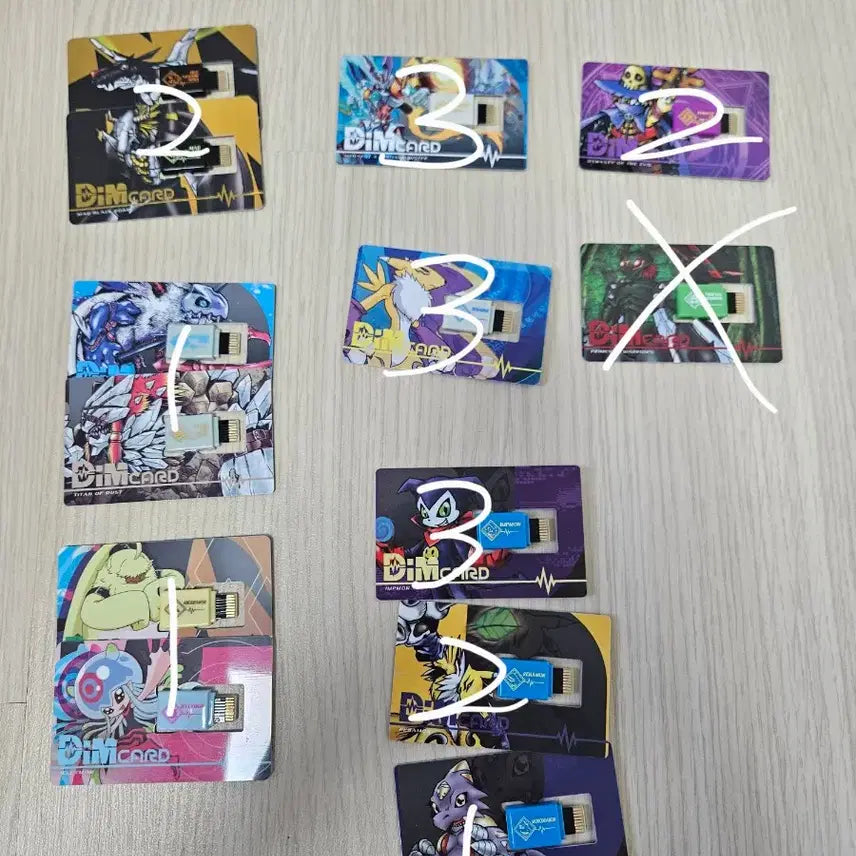 [BUNJANG] Digimon Vital Bracelet &amp; Dim Card / 디지몬 바이탈브레스 &amp; 딤카드 dim카드