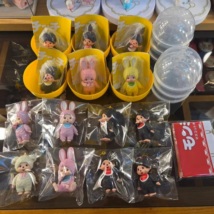 [BUNJANG] Monchhichi Figure Gacha Bundle Set / 몬치치 피규어가챠(일괄)