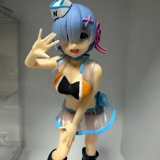 [BUNJANG] Re:Zero Ram Swimsuit Version Figure (New) / <추석행사>(새상품) 리제로 렘 수영복 버전