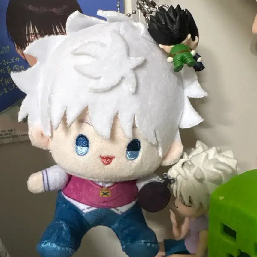 [BUNJANG] Hunter x Hunter Killua Plush Doll Sitting Nui / 헌터X헌터 헌헌 인형 키르아 눌셋 앉은 누이