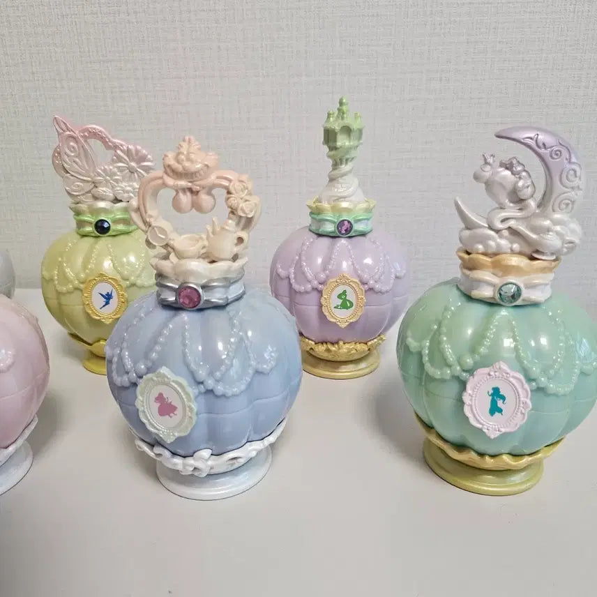 [BUNJANG] Disney Princess Perfume Jewelry Case Set / 디즈니프린세스 퍼퓸 쥬얼리 케이스 6종 판매합니다