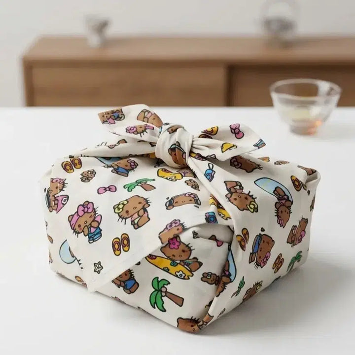 [BUNJANG] Tanning Kitty Hand Towel / 태닝키티 손수건(7,000원->6,300원 할인중 )