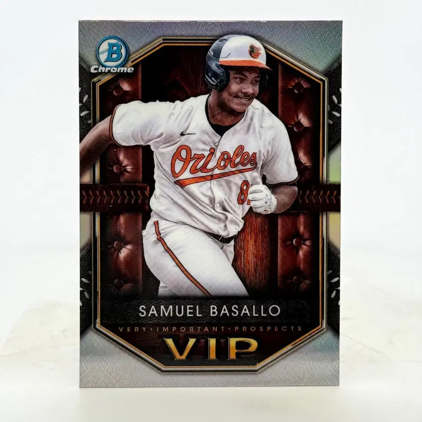 [BUNJANG] Baltimore Orioles Samuel Basallo 2025 Bowman VIP Baseball Card / 볼티모어 오리올스 사무엘 바살로 VIP 2025 BOWMAN