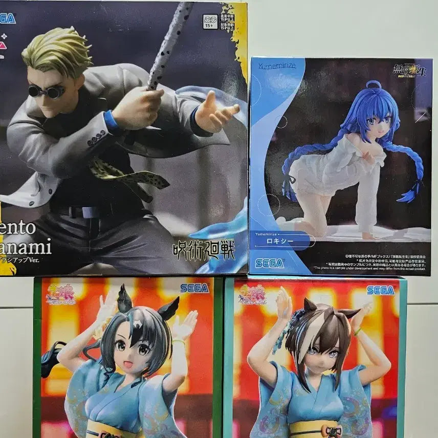 [BUNJANG] Anime New Release Figures Bundle Set (4 Types) / 애니메이션 신상 피규어 4종 일괄로 판매합니다