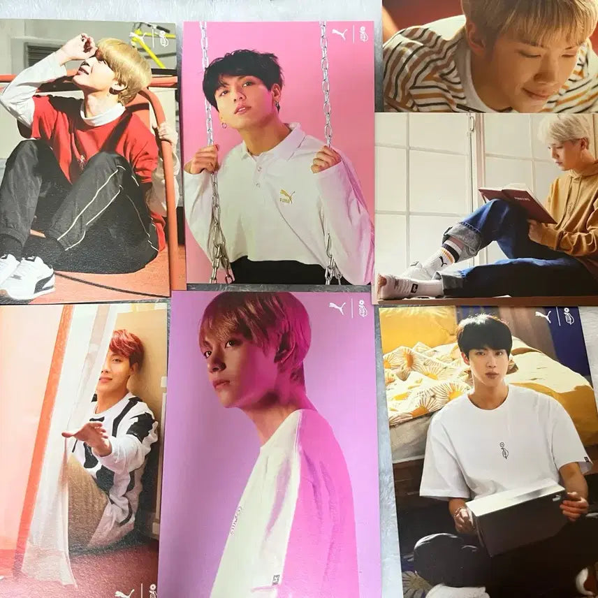 BUNJANG] BTS x Puma Turin Sneakers (250mm) with Photocard - New