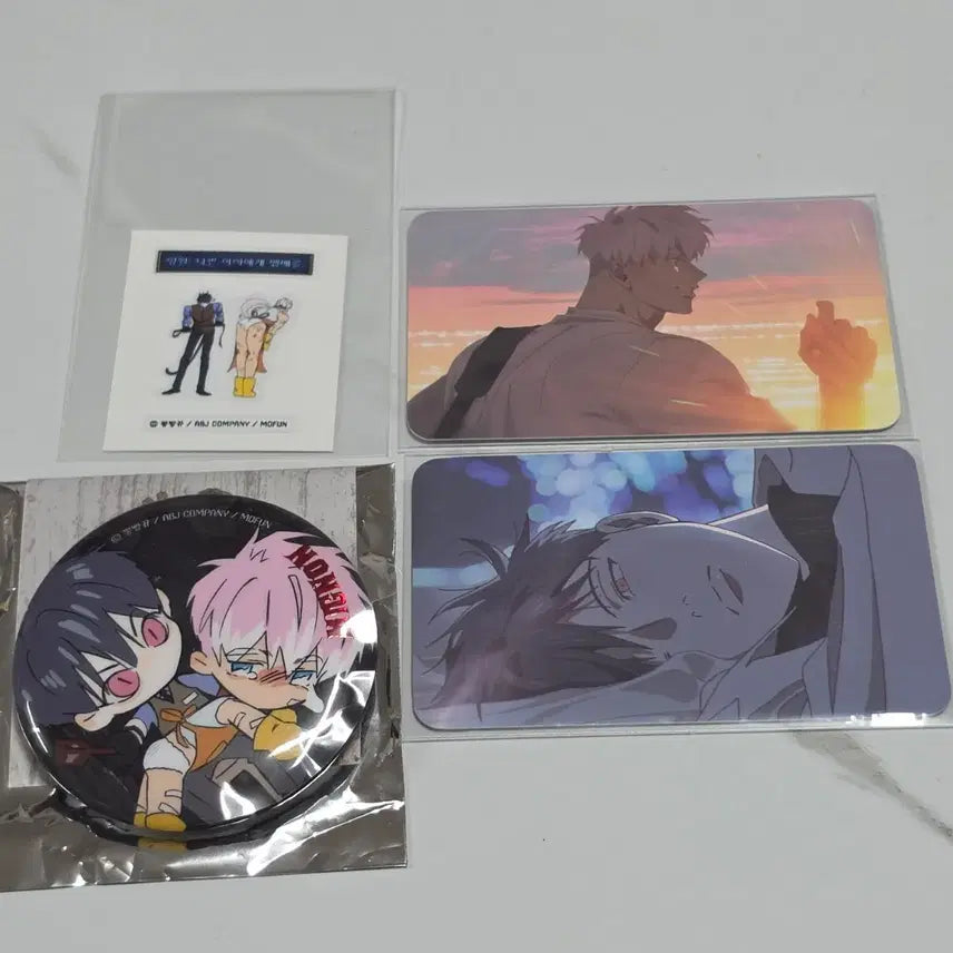 [BUNJANG] Mofun Horror House Min Yoongi Bundle Set / 모펀 호러하우스 민용 10특,띠부씰,캔뱃지 일괄 팝니다
