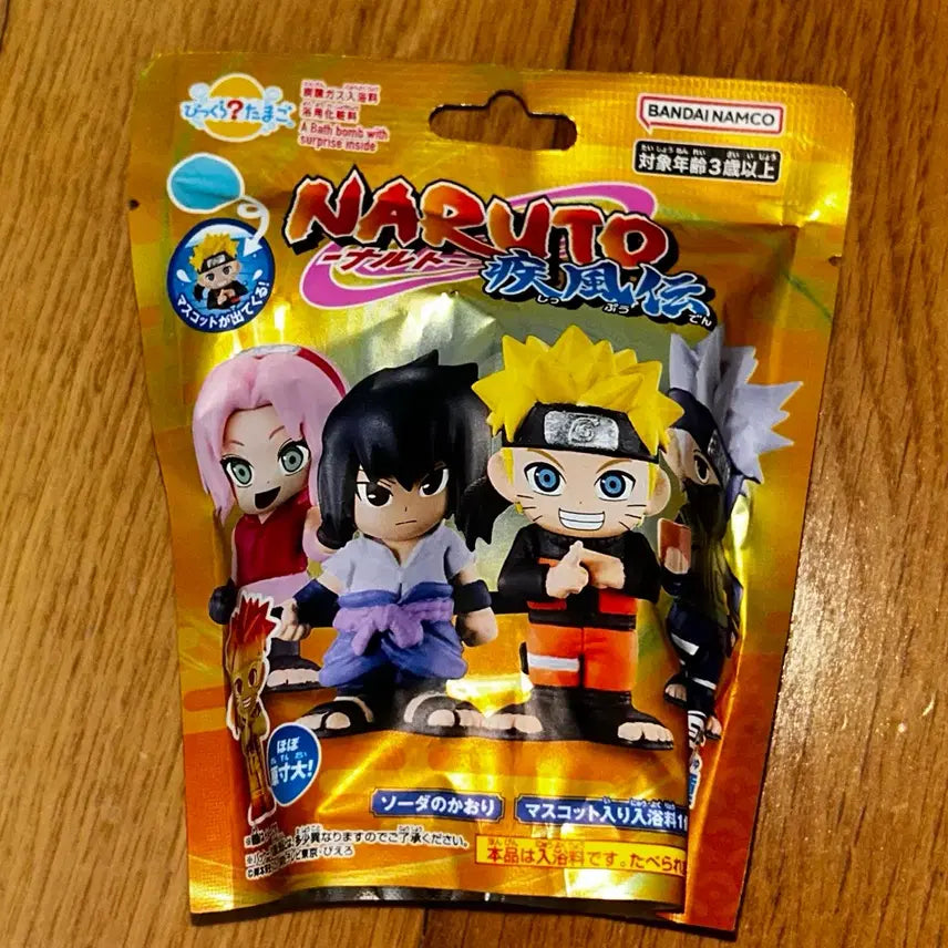 [BUNJANG] Naruto Bath Bomb with Random Figure (Sealed) / 나루토 배쓰밤 배스밤 입욕제 랜덤 피규어 미개봉
