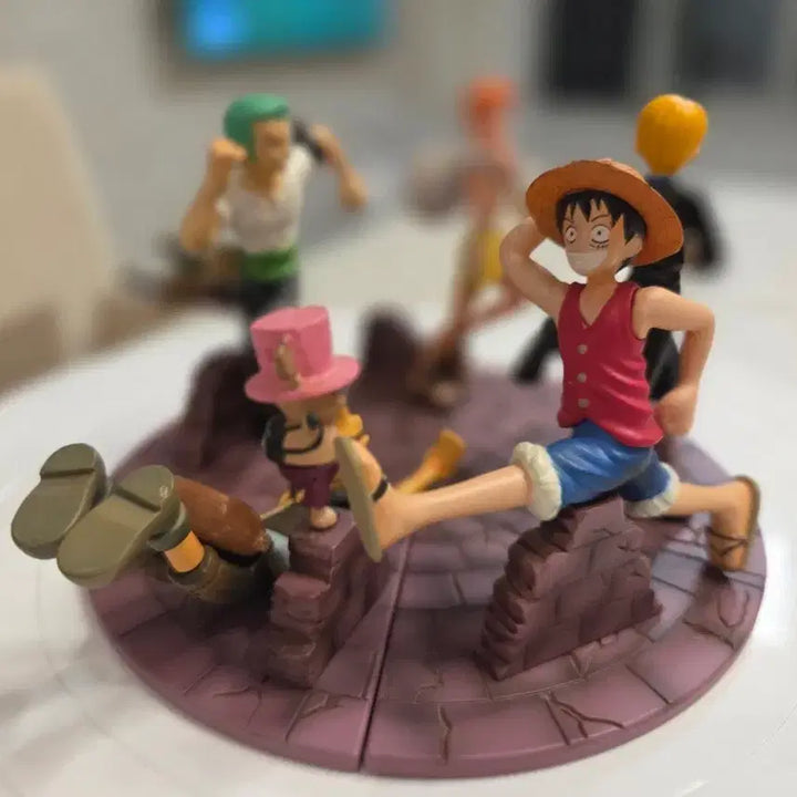 [BUNJANG] Rare One Piece Diorama Figure Set (No Box) / [레어] 원피스 디오라마 피규어 세트 (노박스)