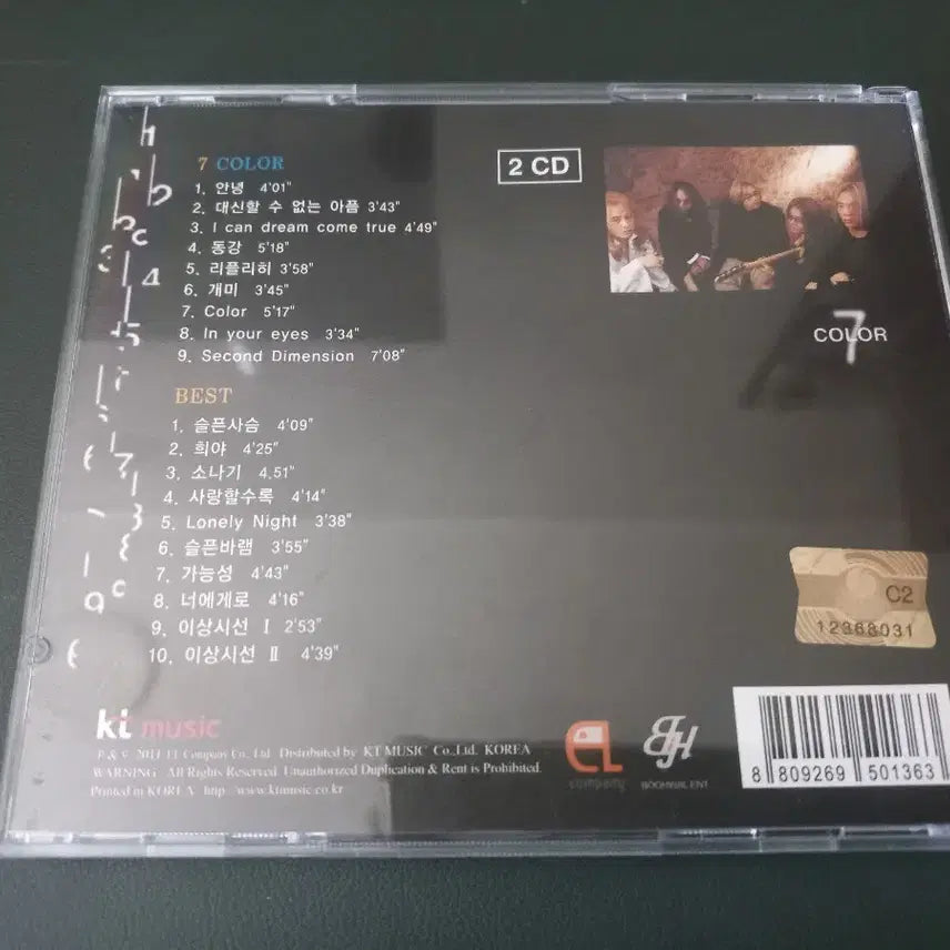[BUNJANG] Boohwal Color 7 2CD Album / 부활 7집 COLOR 7