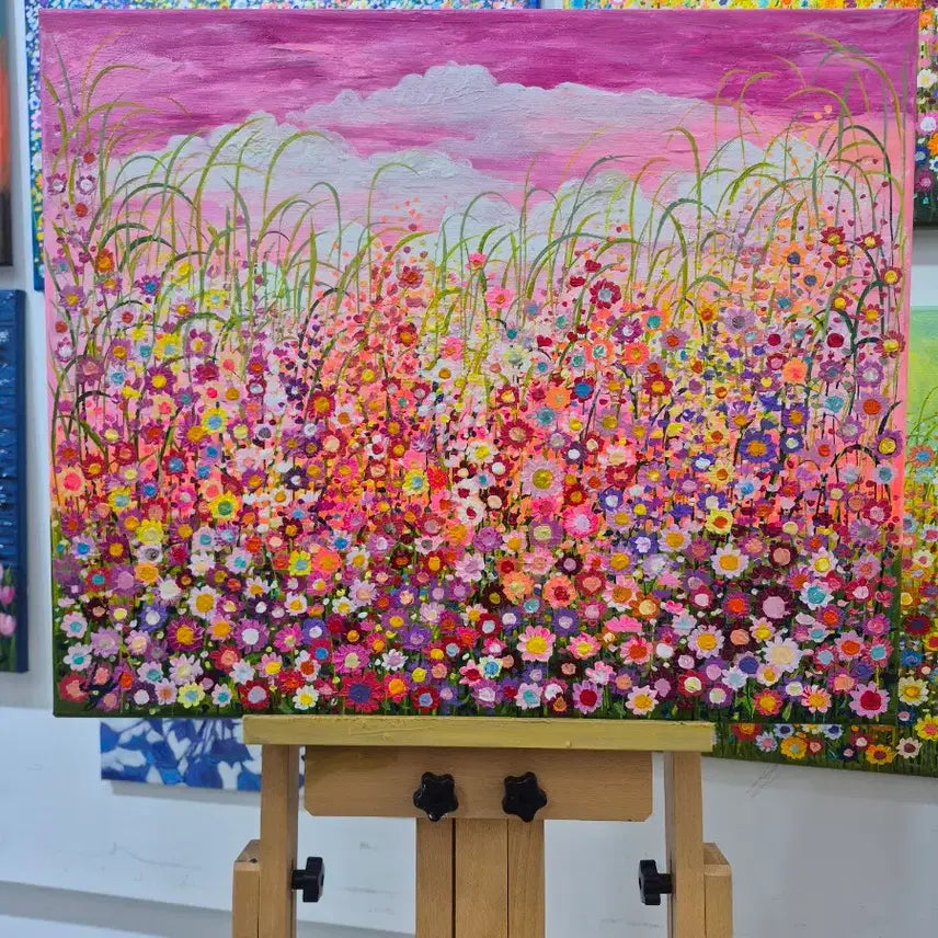 [BUNJANG] Original Wildflower Painting - Size 12 / 사랑스러운 들꽃. 새상품. 원화작품. 12호그림