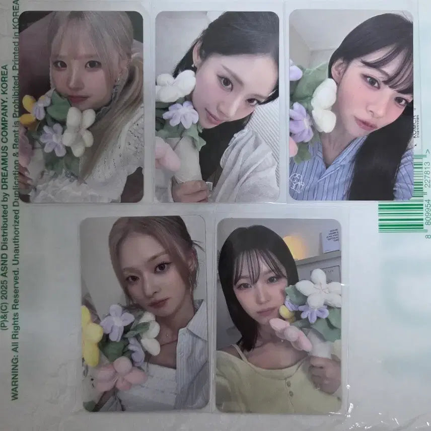 [BUNJANG] fromis_9 Who is the Flower POB Bundle Set / 프로미스나인 누가꽃이게 미공포 1셋
